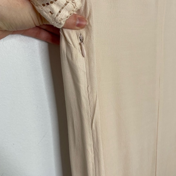 SIMONS blush pink lace neckline dress - Picture 8 of 8